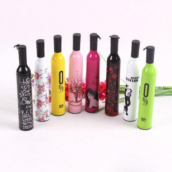 Colorful Bottle Umbrella – Unique Compact Rain & Sun Protection in Stylish Bottle Case