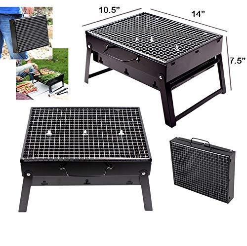 Foldable Portable Charcoal BBQ Grill – Easy Outdoor Cooking for Parties, Picnics & Camping