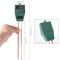 3-in-1 Soil Moisture, pH & Light Meter – Accurate Soil Tester for Healthy Plants