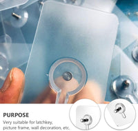 Heavy Duty Sticker Bolt Screw Wall Hooks (Waterproof & Reusable, 10-Pack)